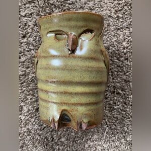 Handmade Owl Tea Light/Votive Holder – Pottery